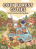 Cozy Forest Cuties Coloring Book