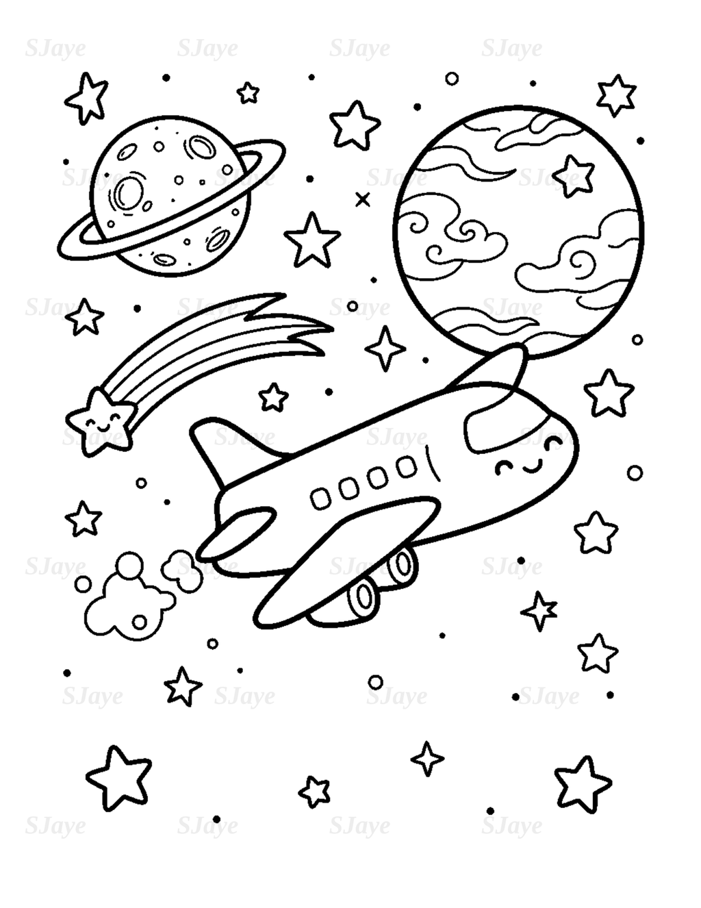 Cozy Space Heroes — Coloring Book